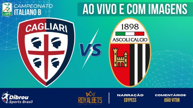 Cagliari x Ascoli AO VIVO onde assistir – Campeonato Italiano 2ª Divisão