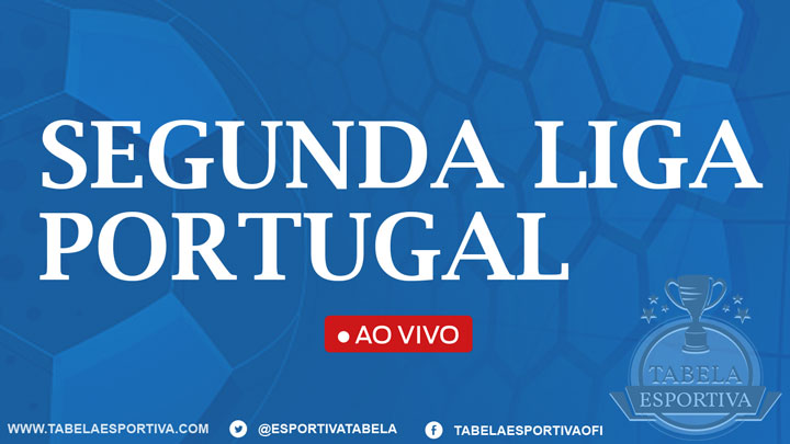 Segunda Liga Portuguesa: Tabela de Classificação em tempo real