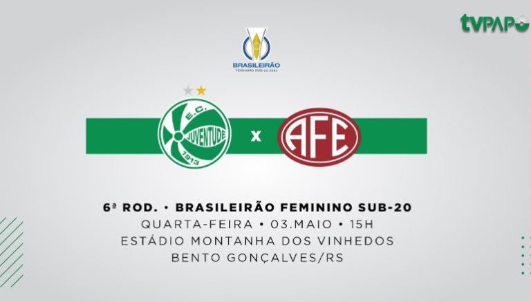 Juventude x Ferroviária AO VIVO onde assistir – Campeonato Brasileiro Feminino Sub-20