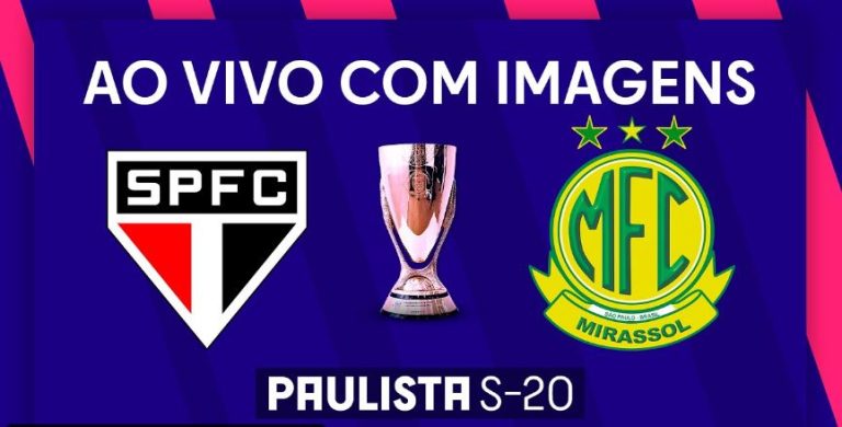 São Paulo x Mirassol AO VIVO onde assistir – Campeonato Paulista Sub-20
