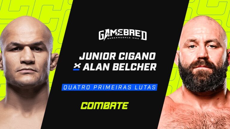 Junior Cigano x Alan Belcher: Onde Assistir AO VIVO – Gamebred Bareknuckle 7